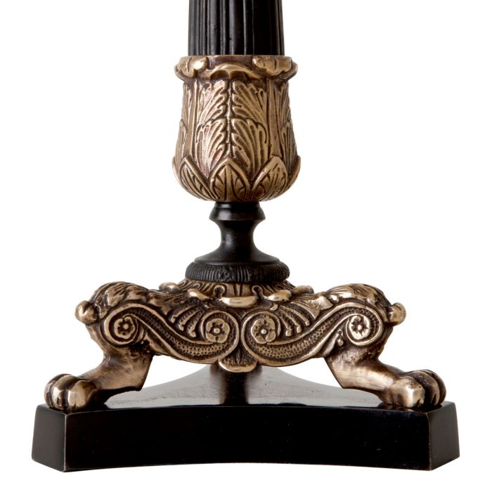 Candle Holder Perignon vintage brass finish