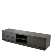 TV Cabinet Crosby charcoal grey oak veneer