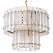 Chandelier Blason antique brass finish