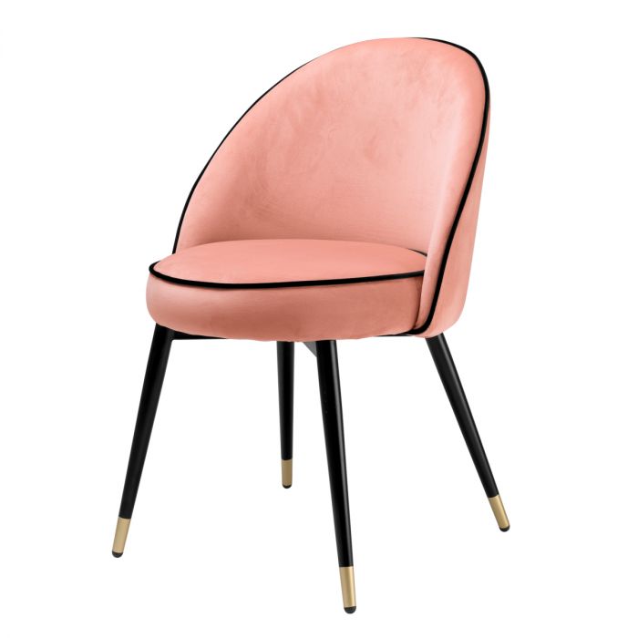 Dining Chair Cooper savona nude velvet set of 2