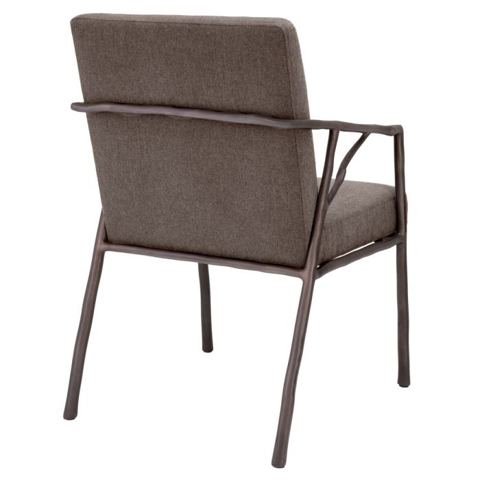 Dining Chair Antico medium bronze finish abrasia