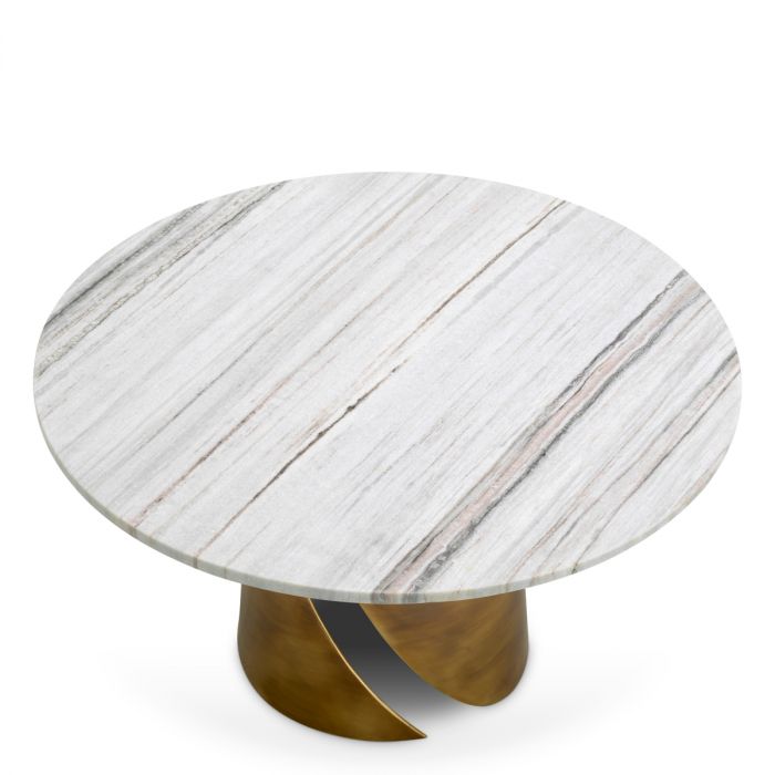 Coffee Table Nuova vintage brass finish