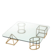 Coffee Table Speiser brushed brass finish