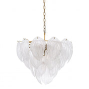 Chandelier Novida antique brass finish