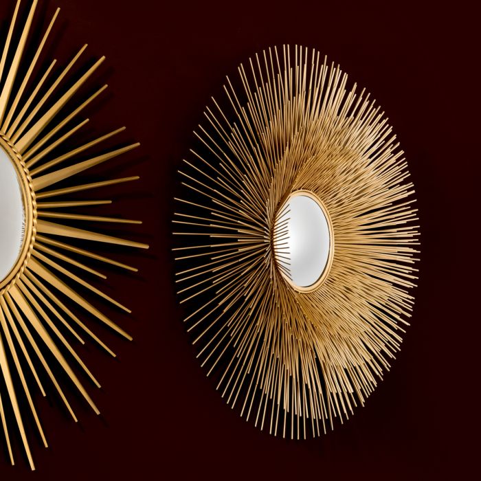 Mirror Solaris gold finish L