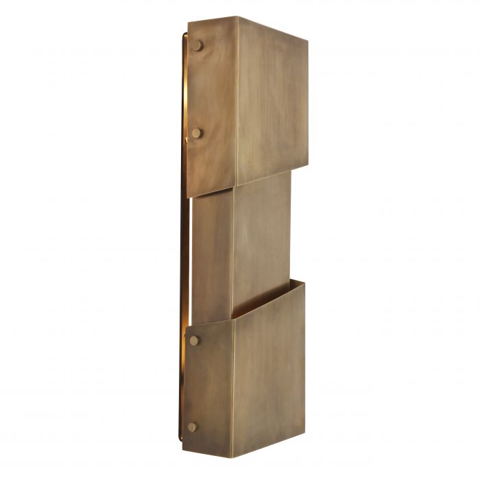 Wall Lamp Shadow vintage brass finish