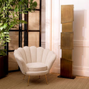 Chair Trapezium bouclé cream