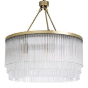 Chandelier Hector S light brushed brass finish