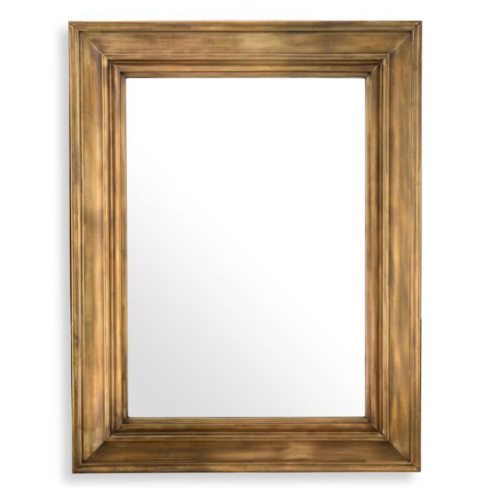 Mirror Sanoma XL vintage brass finish