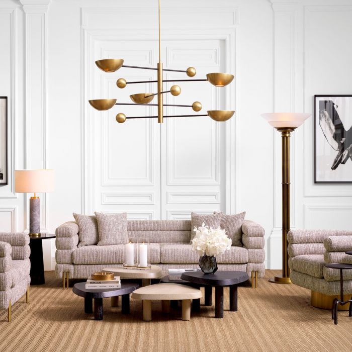 Coffee Table Briël S charcoal grey veneer