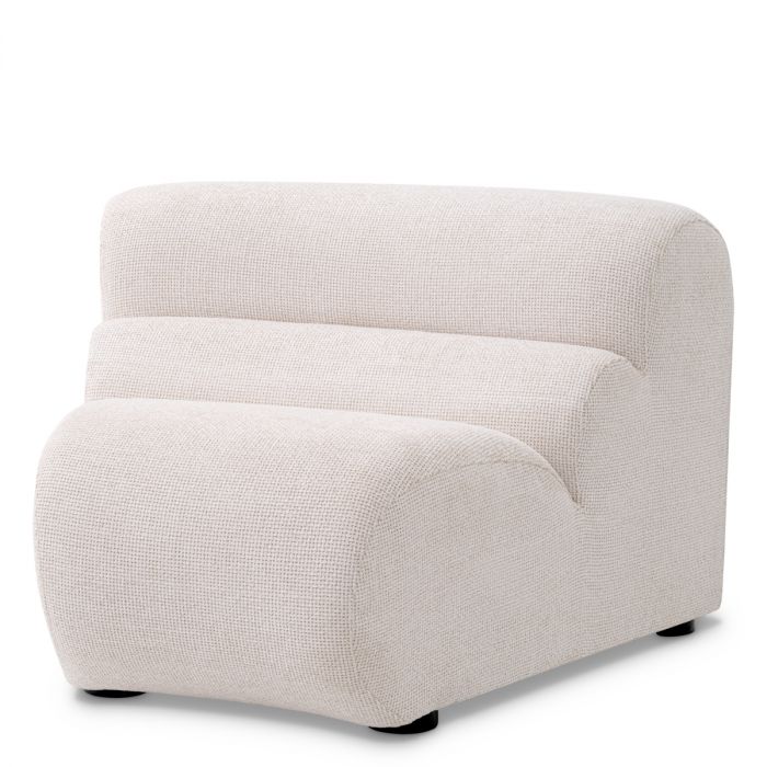 Sofá modular Lindau esquina interior lyssa blanco roto