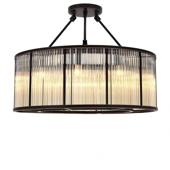 Ceiling Lamp Bernardi L bronze highlight finish