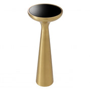 Side Table Lindos high brushed brass finish