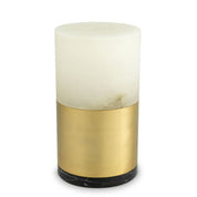 Table Lamp McLean ø 20 cm alabaster antique brass finish