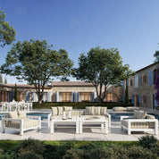 Puf de exterior Relax florent beige
