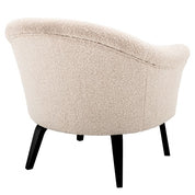 Chair Moretti bouclé cream