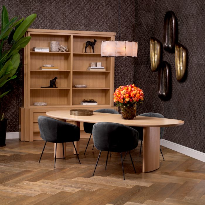 Chandelier Ortiz bronze highlight finish