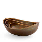Bowl Sena vintage brass finish set of 3