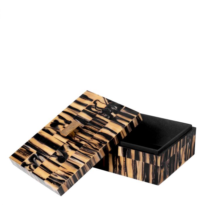 Caja Capitola S negro marrón