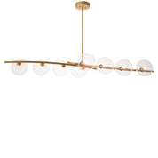 Chandelier Spezia antique brass finish