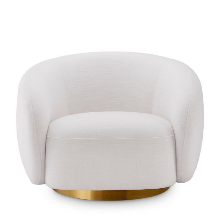 Swivel Chair Brice avalon white