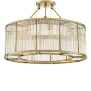 Ceiling Lamp Bernardi L antique brass finish