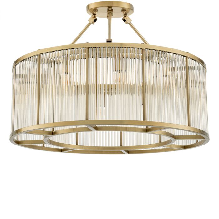 Ceiling Lamp Bernardi L antique brass finish