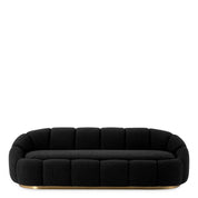 Sofá Inger bouclé negro