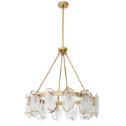 Chandelier Sublime antique brass finish