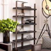 Cabinet Geo charcoal grey crown oak veneer