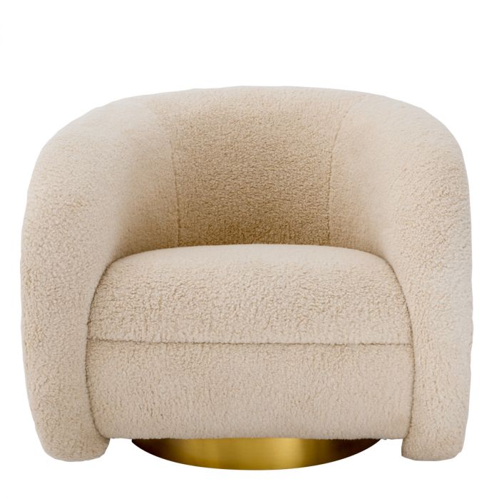 Swivel Chair Cristo brisbane cream