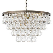 Chandelier Bolzano light brushed brass finish