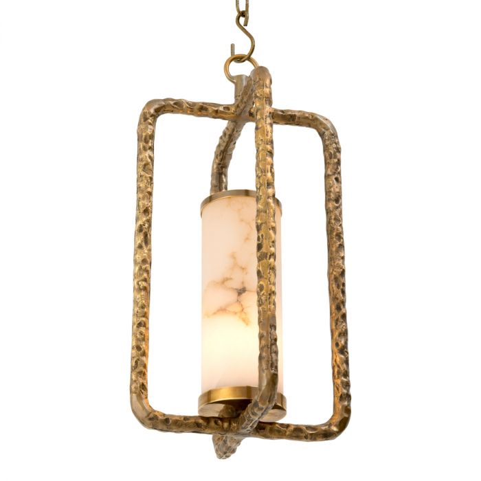 Chandelier San Lorenzo vintage brass finish