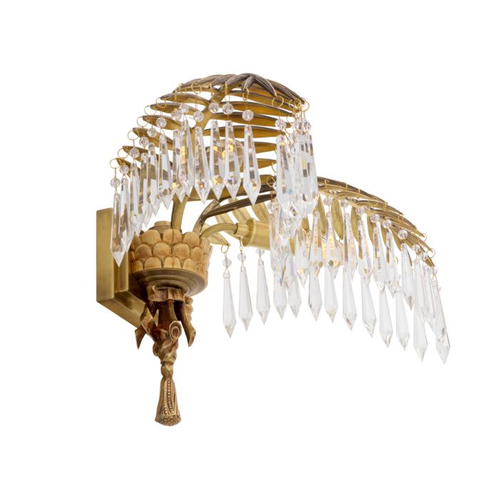 Wall Lamp Hildebrandt vintage brass finish