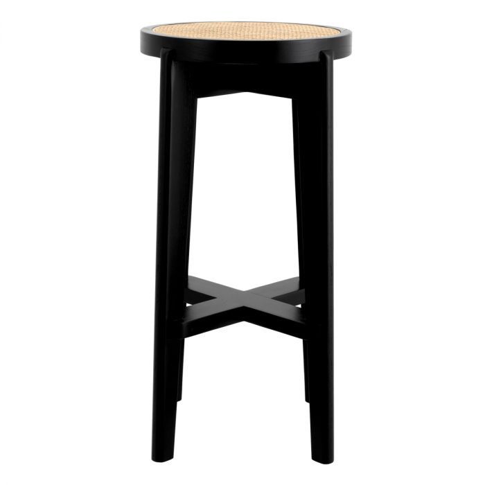 Taburete de bar Dareau clásico negro