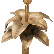 Table Lamp Mediterraneo vintage brass finish incl green velvet shade