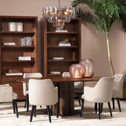 Vase Alessio S peach glass