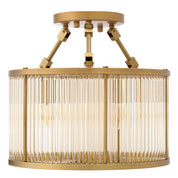 Ceiling Lamp Bernardi S antique brass finish