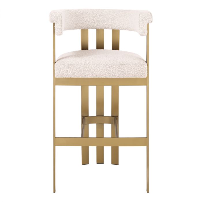 Bar Stool Clubhouse bouclé cream