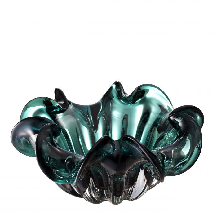 Cuenco Triada cristal verde