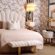 Chandelier Ruby S alabaster antique brass finish