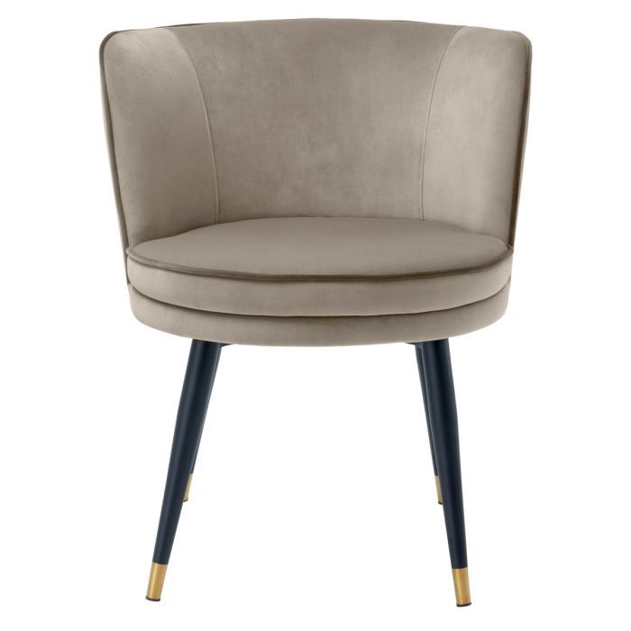 Dining Chair Grenada savona greige velvet