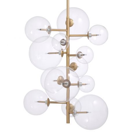 Chandelier Ezra antique brass finish