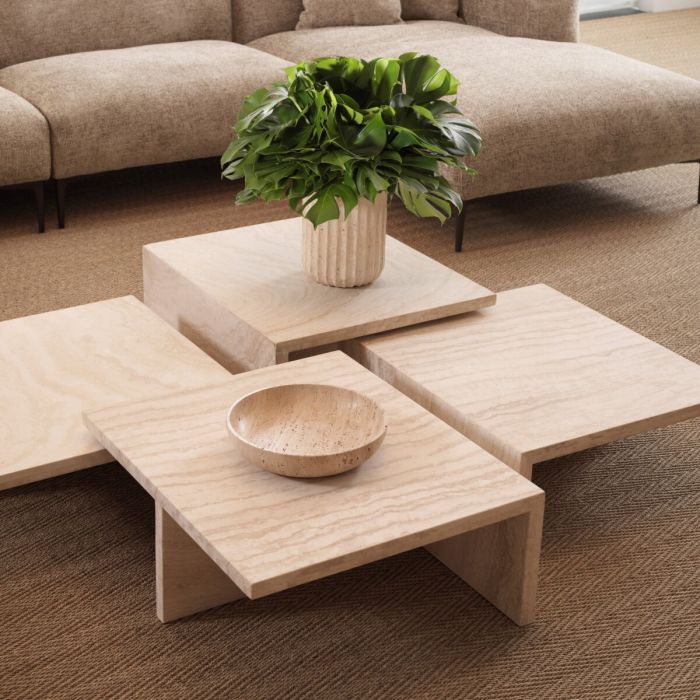 Coffee Table Amara Low travertine