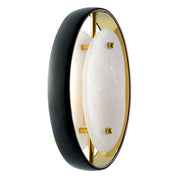 Aplique Trissoni gunmetal acabado oro