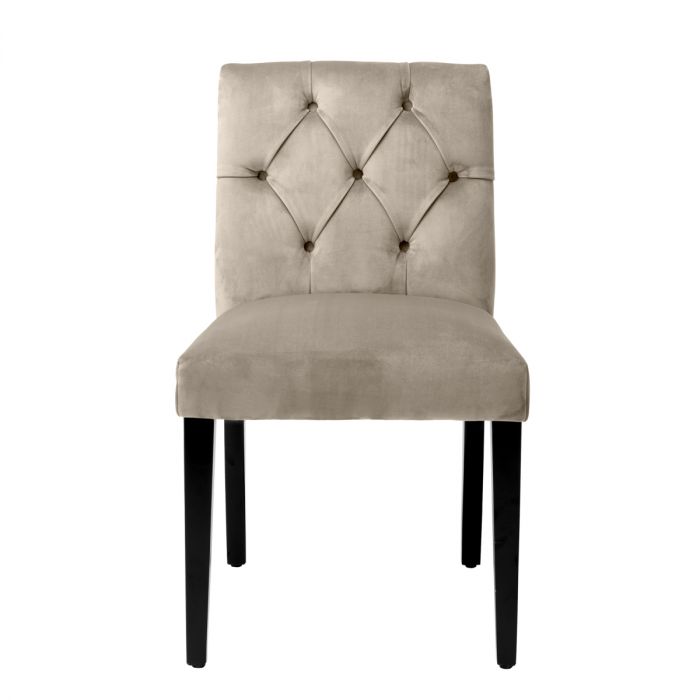 Dining Chair Atena savona greige velvet