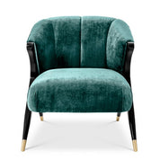 Silla Pavone verde egeo