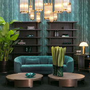 Pendant Rousseau S antique brass finish