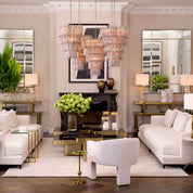 Chandelier Saint Roch S light brushed brass finish
