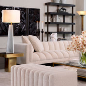 Side Table Luxus brushed brass finish